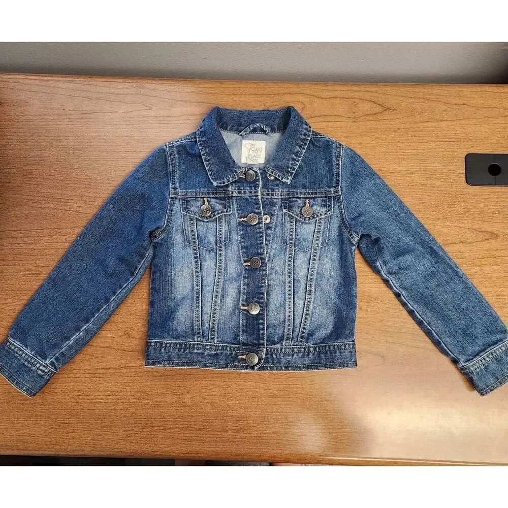 Children's Place Girls SMALL (5-6) denim jacket
